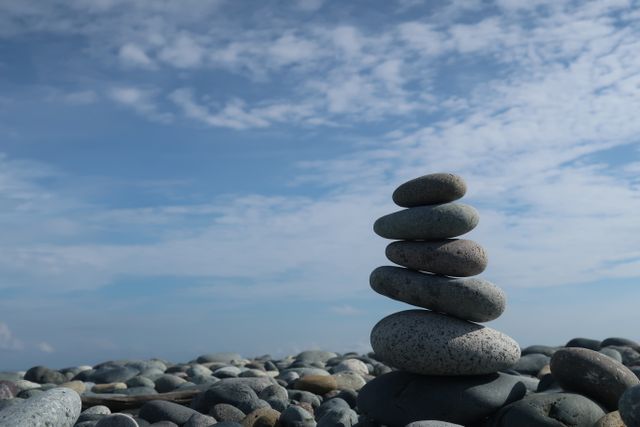 Bild von einer Steinpyramide